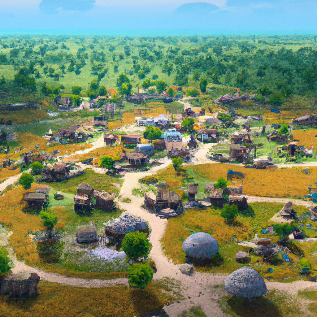 Indian villages in the year 2053 in 4k