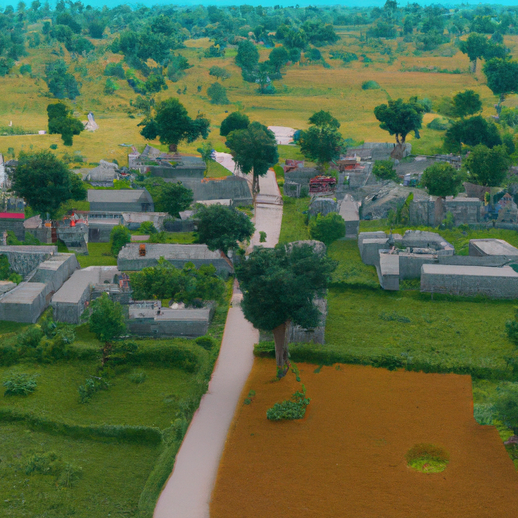 Indian villages in the year 2053 in 4k