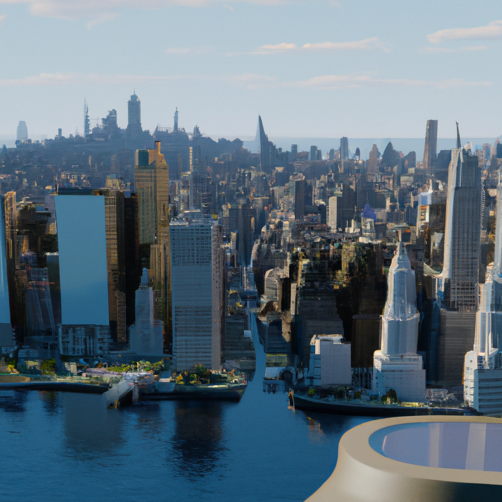 new york in 2053 in 4k resolution