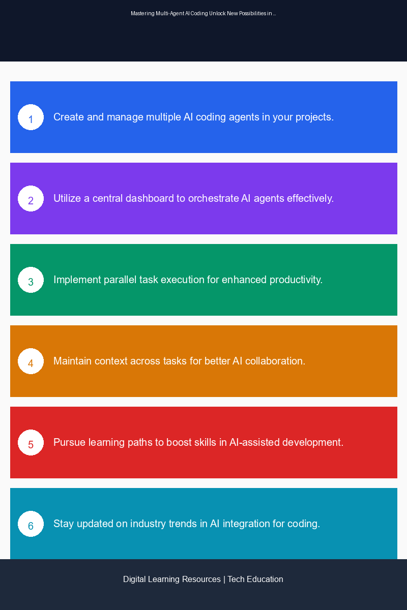 Educational infographic on the benefits of multi-agent AI systems in software development