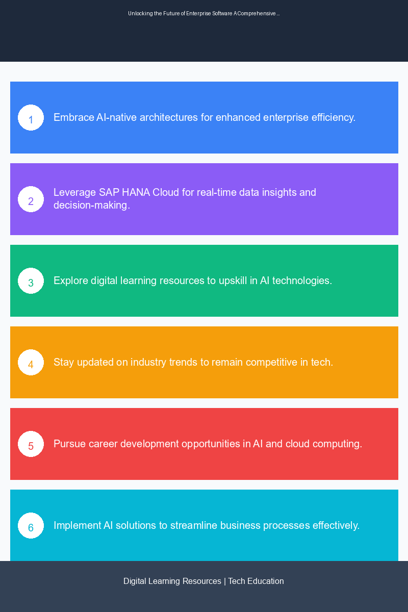 Educational infographic on AI-native architectures and their impact on enterprise software development