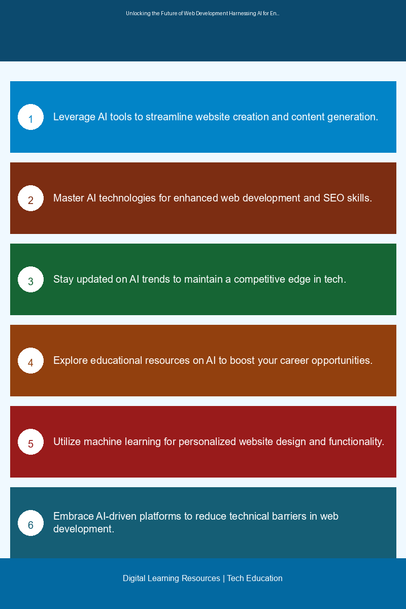 Educational infographic illustrating the impact of AI on web development and eCommerce platforms