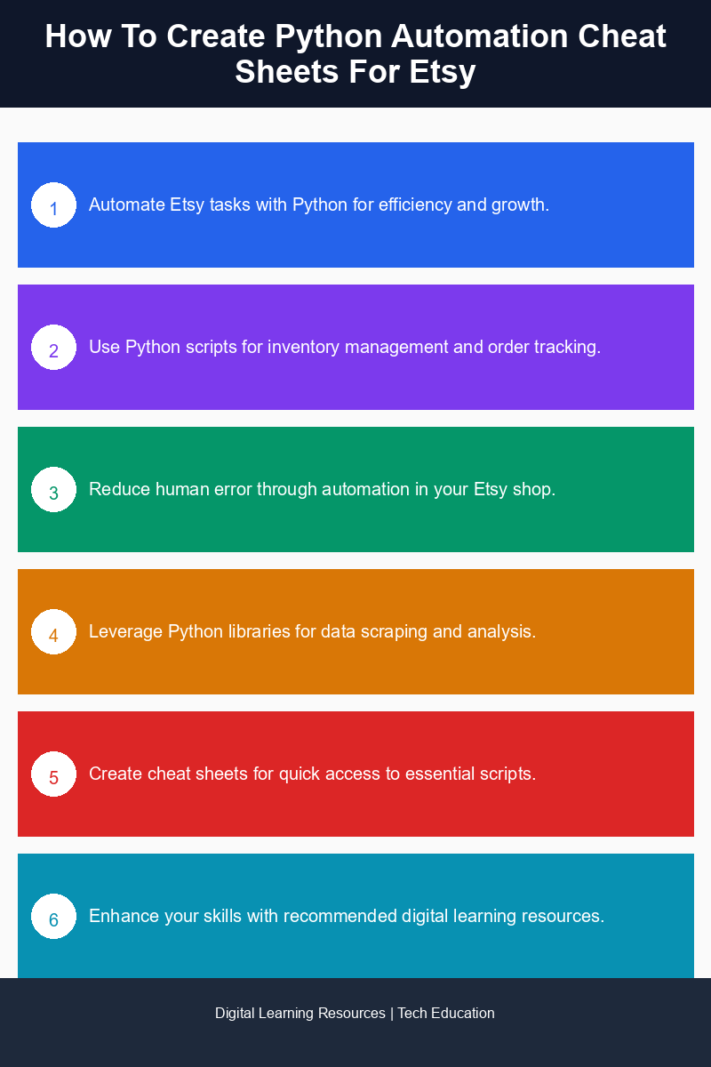Visual guide to Python automation techniques for Etsy shop management