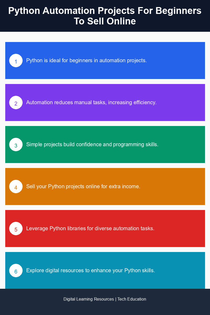 Visual guide to Python automation projects for beginners