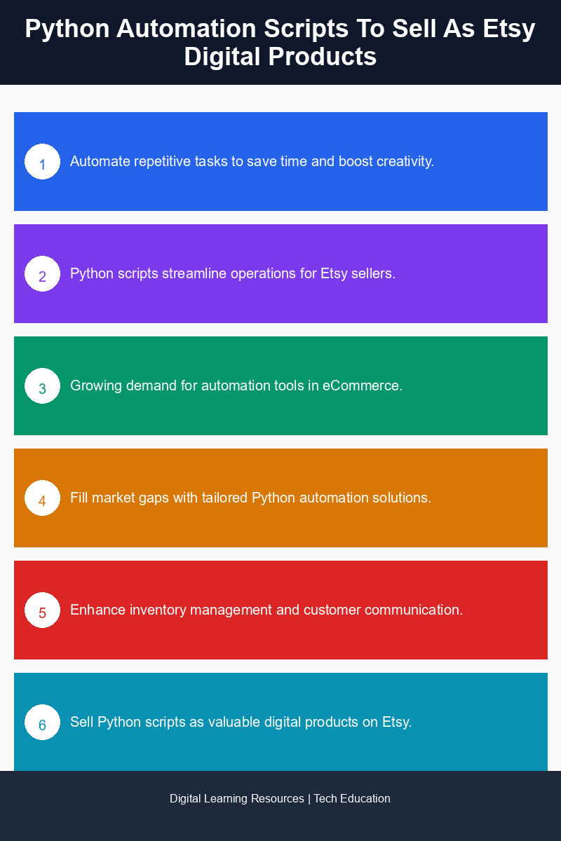 Visual guide to Python automation scripts for Etsy sellers