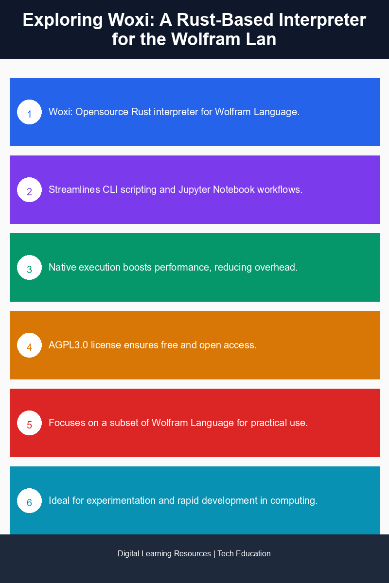 Overview of Woxi's capabilities and performance in scientific computing