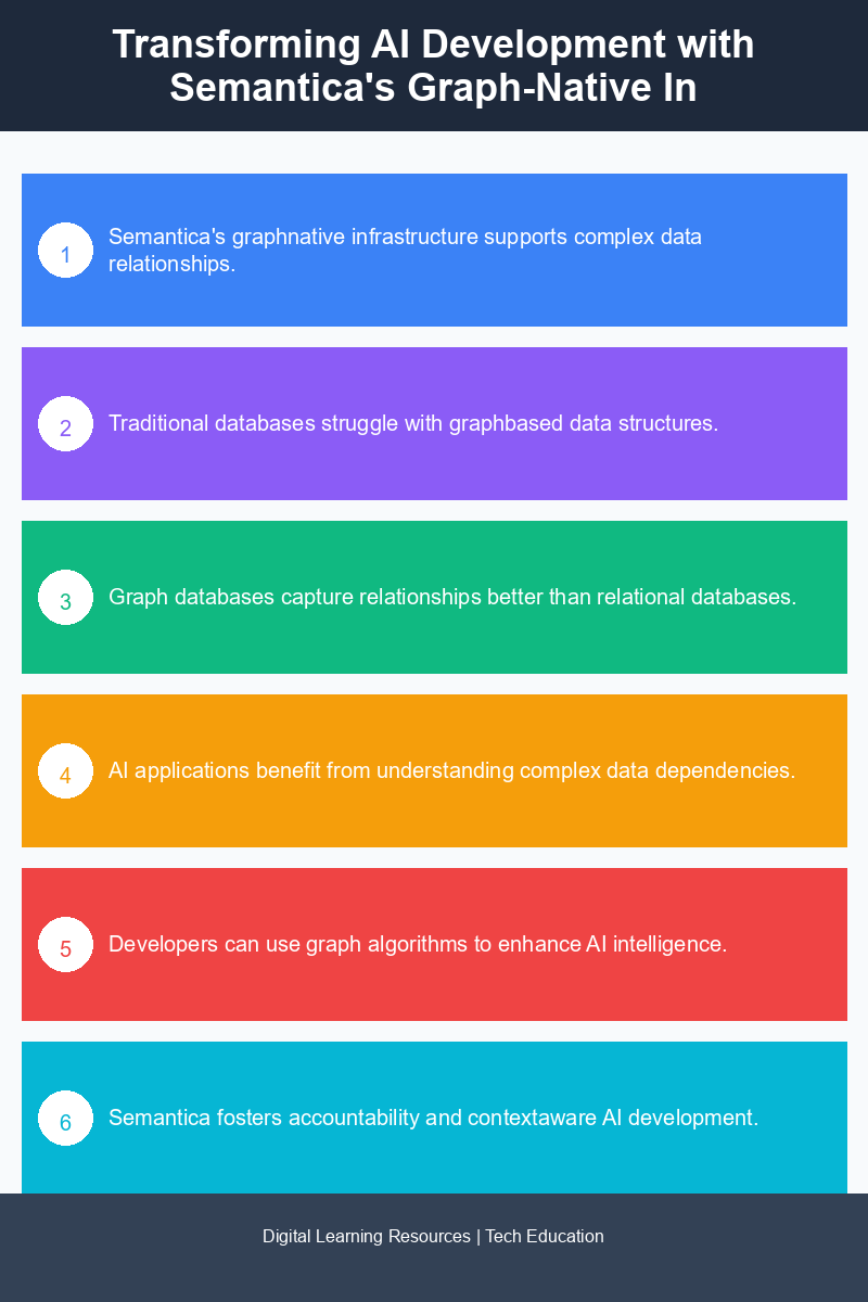 Infographic illustrating the benefits of graph databases in AI applications