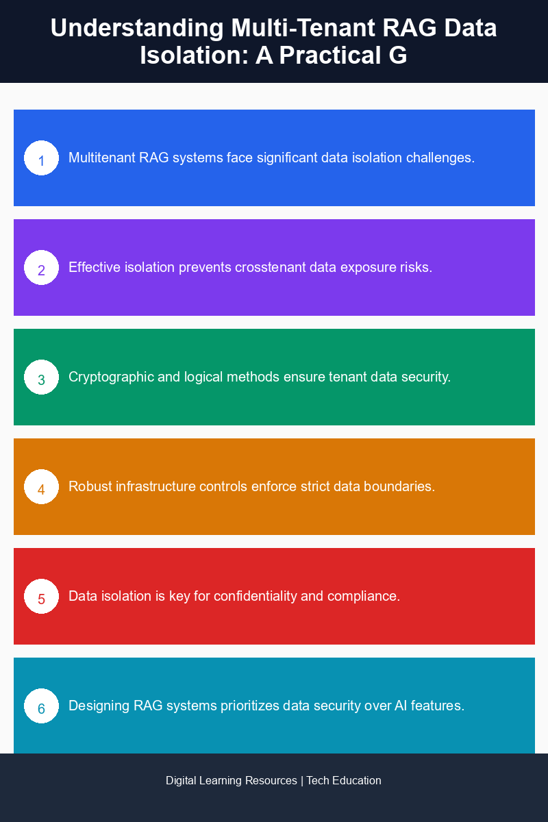 Infographic on Cross-Tenant Protection Mechanisms in Multi-Tenant RAG Systems