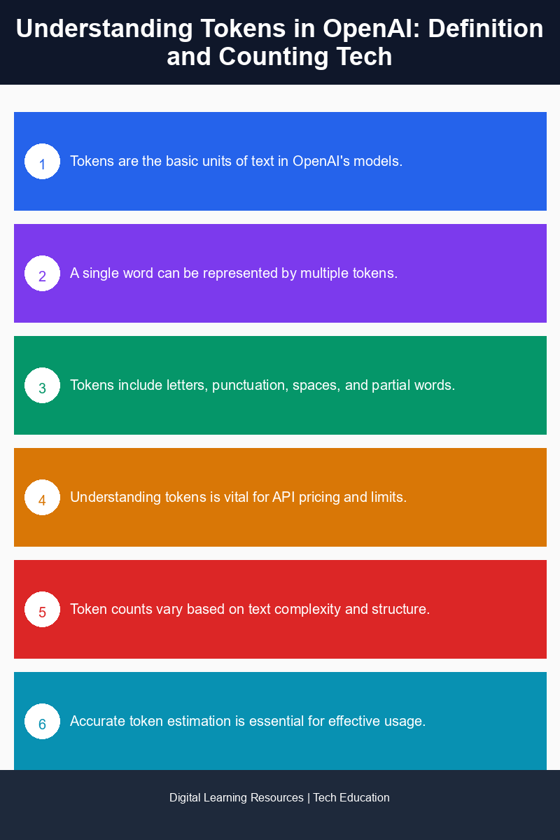 Visual guide to counting tokens in OpenAI text processing